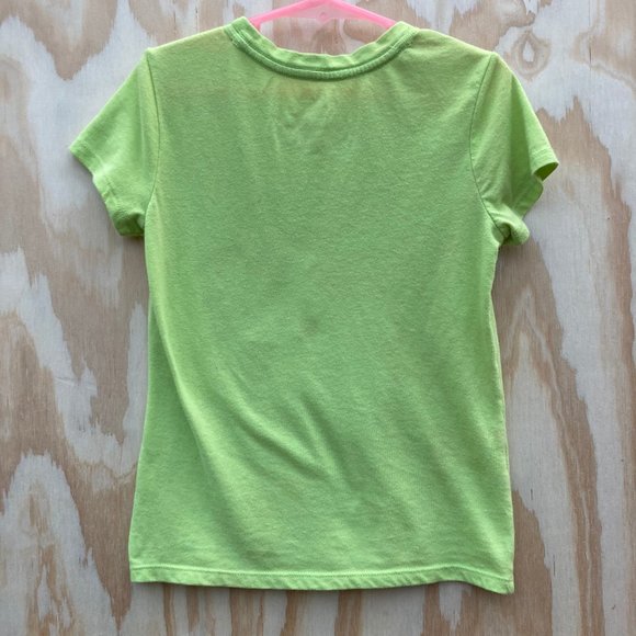 Cat T-Shirt, Chartreuse Green, Short sleeve, 6-6X - Picture 2 of 3